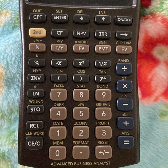 Texas Instruments BA II Plus Professional Business Analyst Financial Calculator - Picture 4 of 4